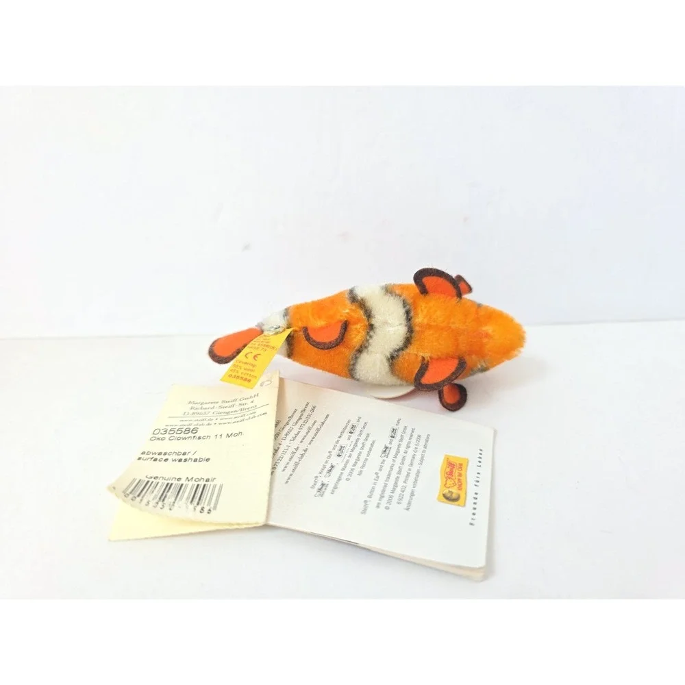 Steiff clownfish w/ tag ids 035586